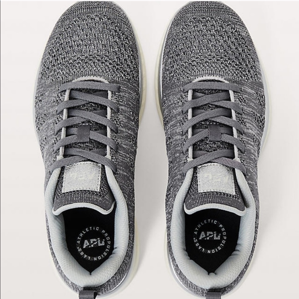 APL TechLoom Pro Shoe Metallic Silver / Off White